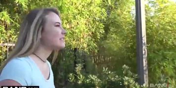 Alyssa Cole Flashing boobs in the park
