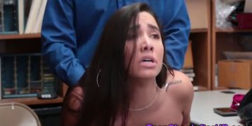 Teen shoplifter caught and fucked
