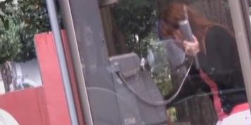 Get out of that booth I need your tits fast sharking video