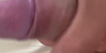 Before going to bed naughty boy mastrubate his cock