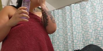 Resting Bitch Face REAL SPY Asian Houseguest - Getting ready for a date?