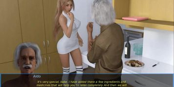 SLUTTY WIFE: Old Guy Is Fucking Silly Blonde Girl-Ep 4 (Visual_Novel)