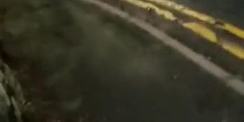 British slut sucking dick outside