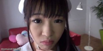 Jav cute 18yo nurse gives pleasure to her patient