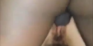 brunette milf gets banged by 2 black dicks