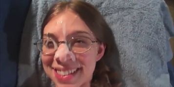 Bighot on the Face of my Friend's Glasses