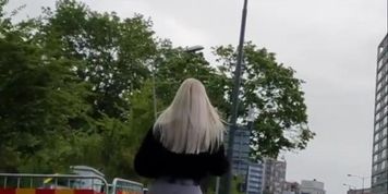 Candid Ass - PAWG in Tight Leggings