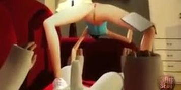 Animated teen fucks helpless uncle