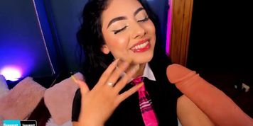 Nerdgirl in ahegao