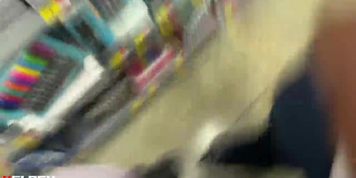 Cock Touches Granny At Walmart