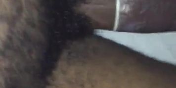 Black shemale fucked hard doggystyle (cumshot)