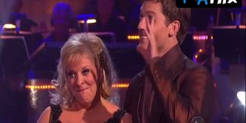 Nancy Grace Breasts Scene  in Dancing With The Stars