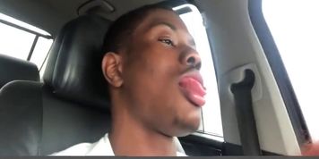 Getting Cock While I Drive By Red Head