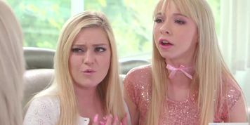 'S GIRL - Spoiled step siblings and the squirter - Chloe Foster&comma; Elle and Kenzie Reeves