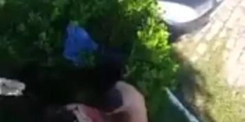 Lady Sees that she got caught