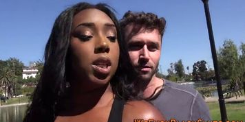 Fat assed black slut with big tits - video 1