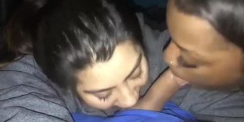 2 hoes 1 cock sloppy head
