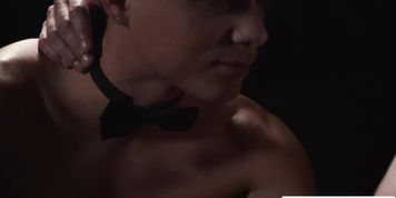 Hot slave Mark submits to his new master