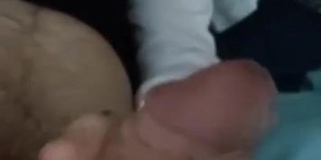 Big dick masturbating after work
