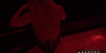 Gothic Latex Whore Explores her Asshole