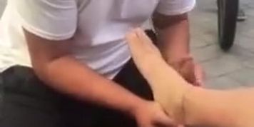 Nash Freer gets his feet worshipped by twink
