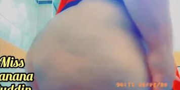 Spreading my ass cheeks at work for daddy slow motion