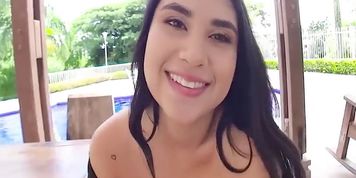 Vrlatina - 1St Anal For Big Ass Hot Latin Teen - Pov Vr