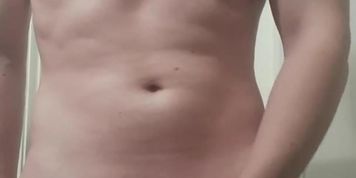 Fit guy jerks off his nice dick