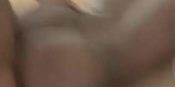 Thumb in her big butt screw 