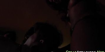 Kinky dominas strapon sex