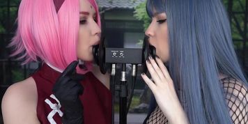 asmr hinata & sakura