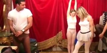 Blonde MILF Ayla Gets Carried Away Group Sex Before Ballet Show (Donna Ambrose, Louise Parker)