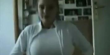 Hot European Girlfriend Gives Titjob With Premature Cumshot