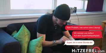 HITZEFREI Wild first date with hot blonde Gabi Gold (Gaby Gomes)