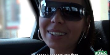 Sexy Janica is offered by a total stranger and gets banged in public