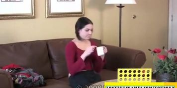 Amateur couple playing Strip Four-In-A-Row