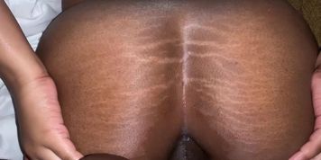 Wife back for more anal in tight fat ass 