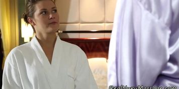 Lesbian masseuse fingers