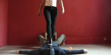 Excelent trample and humiliation
