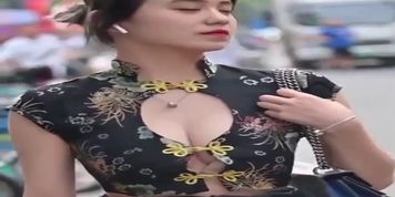 Busty girls in the street