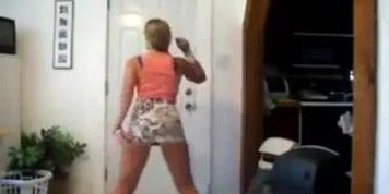 sexy blonde dance
