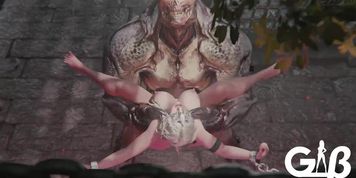 CUTE TEEN GETS FUCKED BY MONSTER IN THE BASEMENT