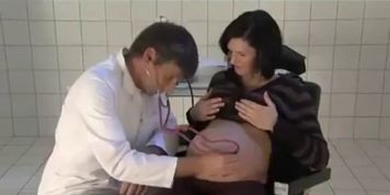 Preg Women And Her Gynaecologist pregnant preg prego preggo