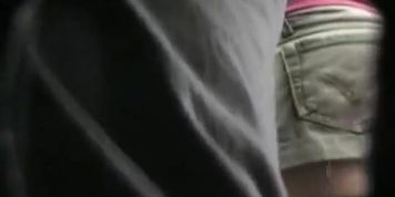 Sexy up skirts on a bus being watched by the voyeur's eye