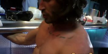 Throated glam ho fucked