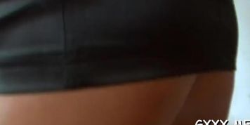 Panties in mouth, pussy rubbed