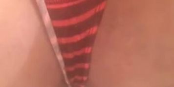 Babygirl Has Accident in Tub Sucking Pacifier