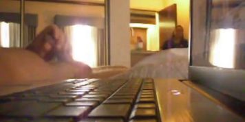 Maid come in for the quick cum show