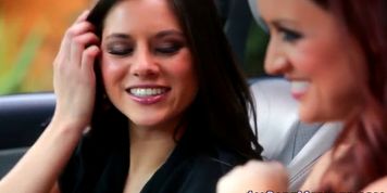 ALL GIRL MASSAGE - Hot lesbians threesome