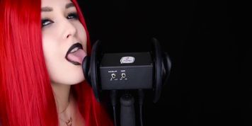 ASMR KittyKlaw Patreon ASMR Ear LICKING